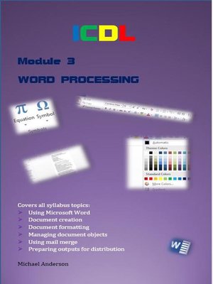 cover image of ICDL Word Processing